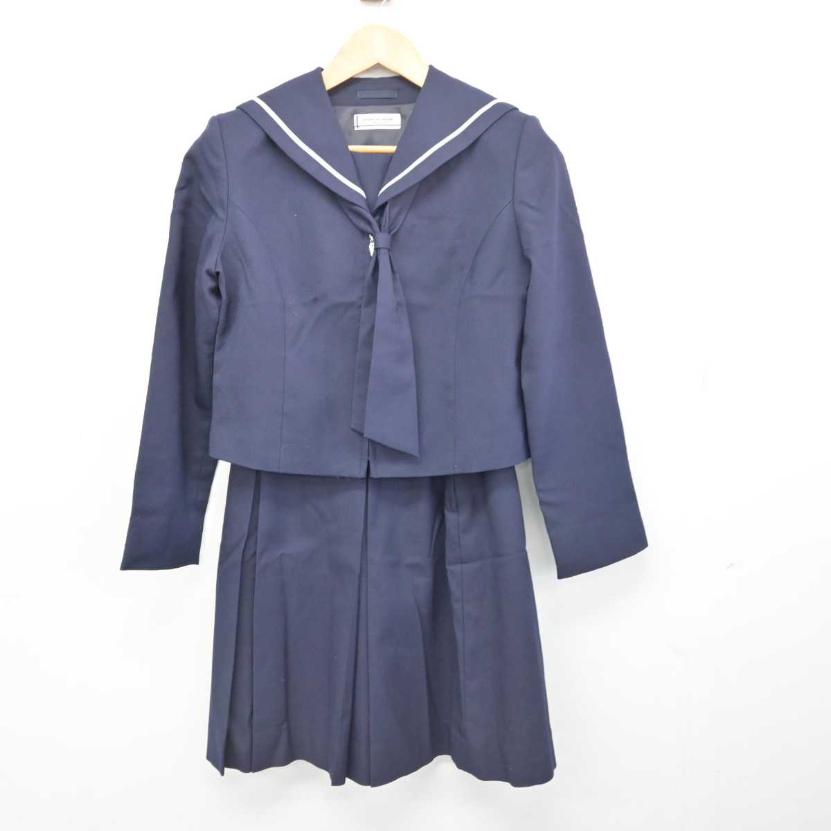 【中古】宮城県 五橋中学校 女子制服 3点 (セーラー服・スカート) sf078443