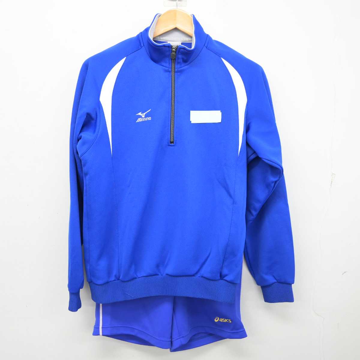 中古】徳島県 鳴門渦潮高等学校 女子制服 3点 (ジャージ 上・体操服 上