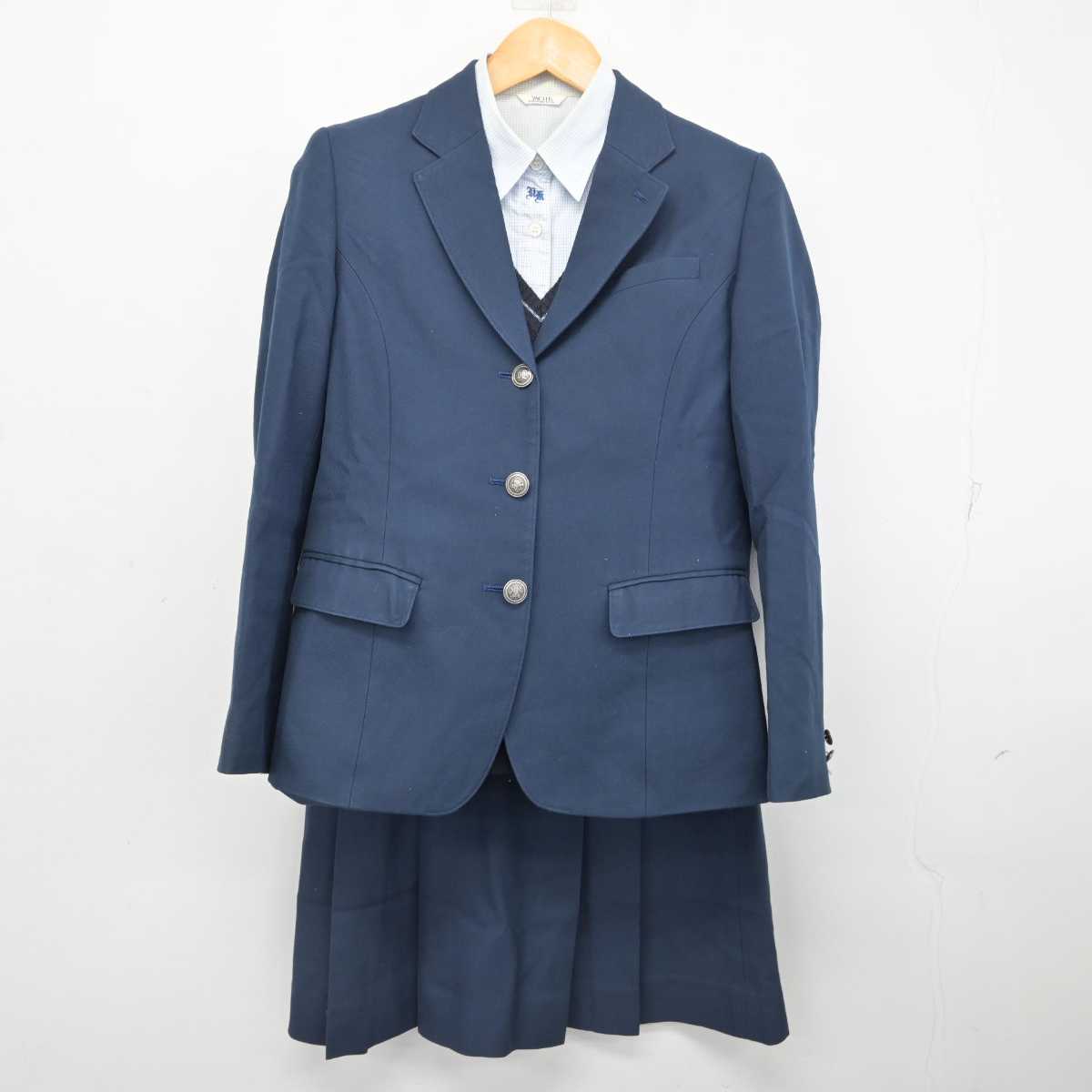 中古】栃木県 宇都宮北高等学校 女子制服 4点 (ブレザー・ニット・シャツ・スカート) sf078597 | 中古制服通販パレイド