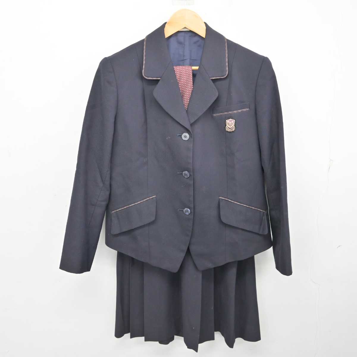 中古】滋賀県 近江兄弟社高等学校 女子制服 4点 (ブレザー・スカート) sf078682 | 中古制服通販パレイド