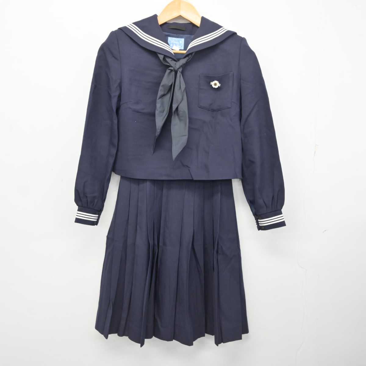 中古】茨城県 日立第二高等学校 女子制服 4点 (セーラー服・スカート) sf078831 | 中古制服通販パレイド