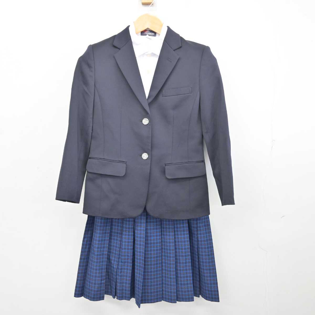 中古】福岡県 中間南中学校 女子制服 3点 (ブレザー・シャツ・スカート) sf079102 | 中古制服通販パレイド