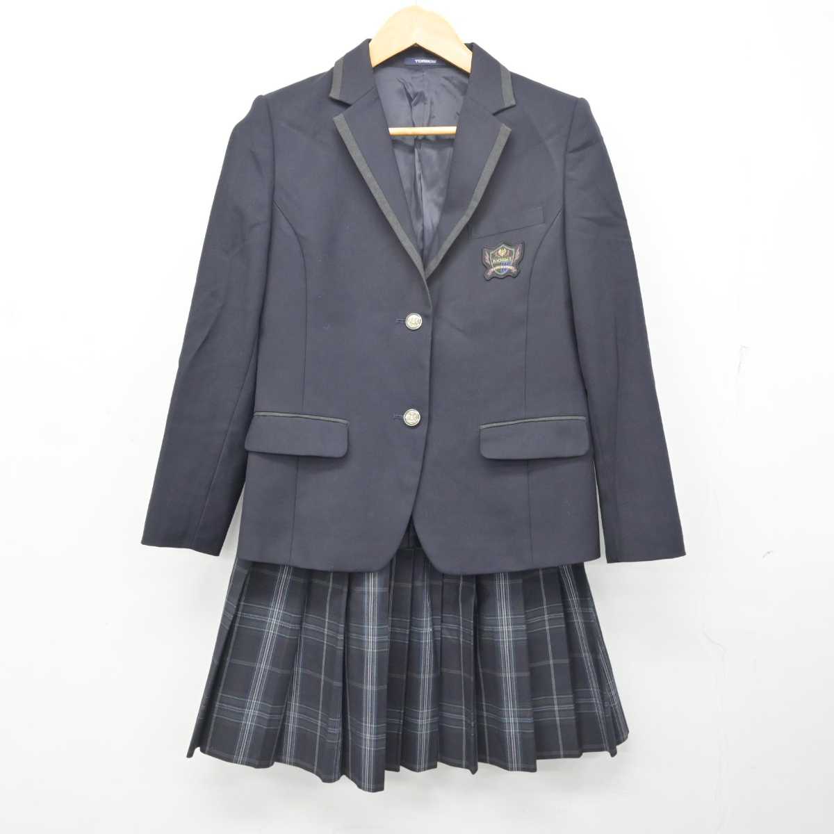 【中古】東京都 町田第三中学校 女子制服 3点 (ブレザー・スカート) sf079345