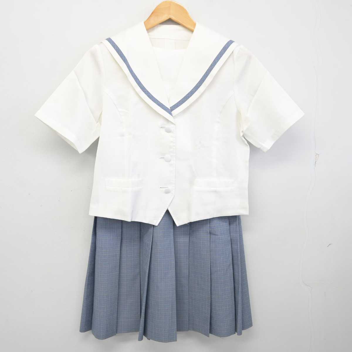 中古】埼玉県 入間向陽高等学校 女子制服 3点 (セーラー服