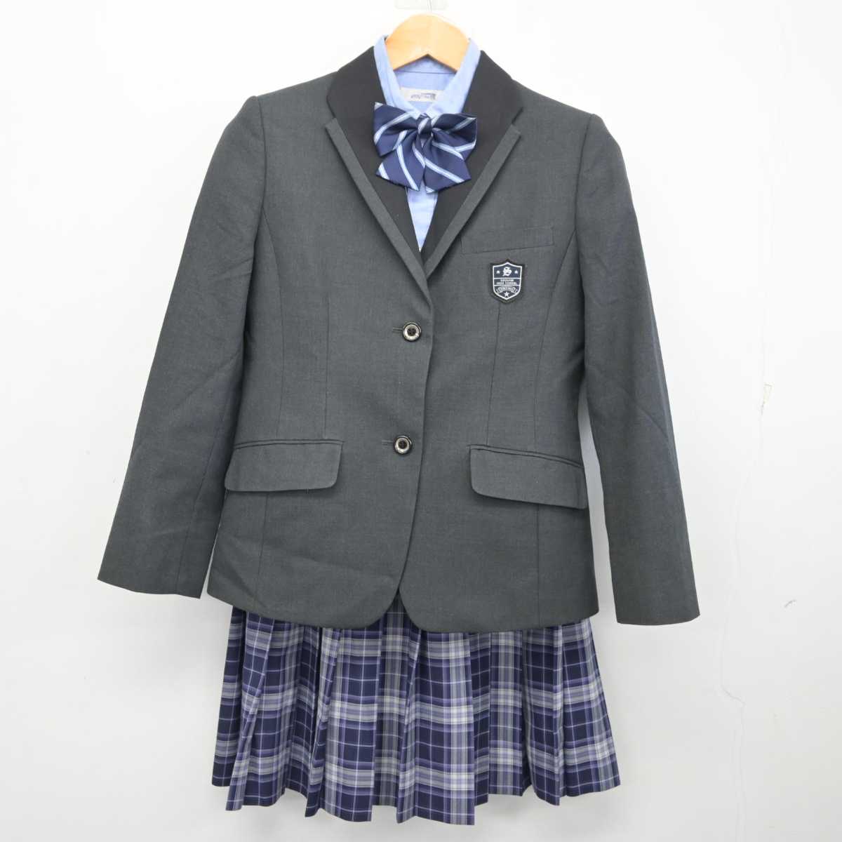 中古制服】新潟県 新潟向陽高等学校 女子制服 4点（ブレザー
