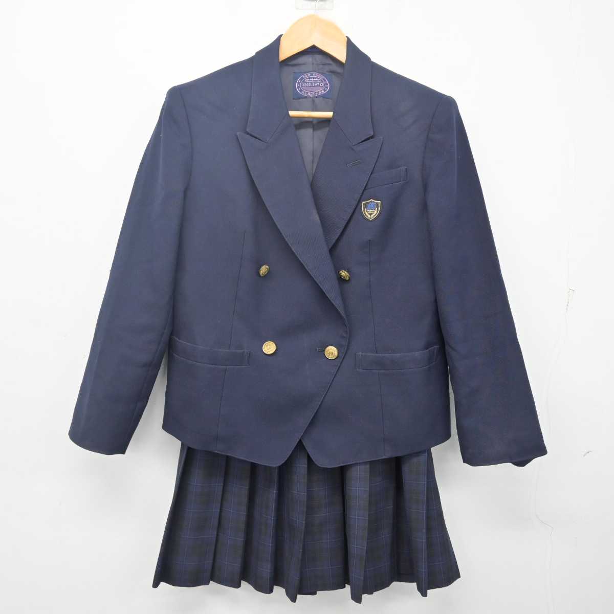 ラボ服 らぼ服 ハンドメイド 制服(スカート有／グレー) 2/11出品② 中古】長崎県 佐世保商業高等学校 女子制服 2点（ブレザー