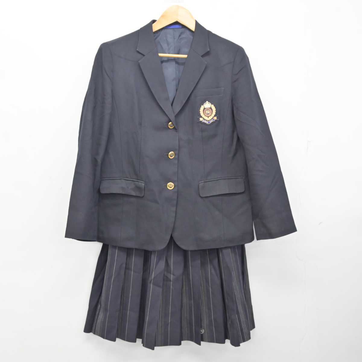 中古】大阪府 大阪体育大学浪商高等学校 女子制服 3点 (ブレザー・ニットベスト・スカート) sf080073 | 中古制服通販パレイド