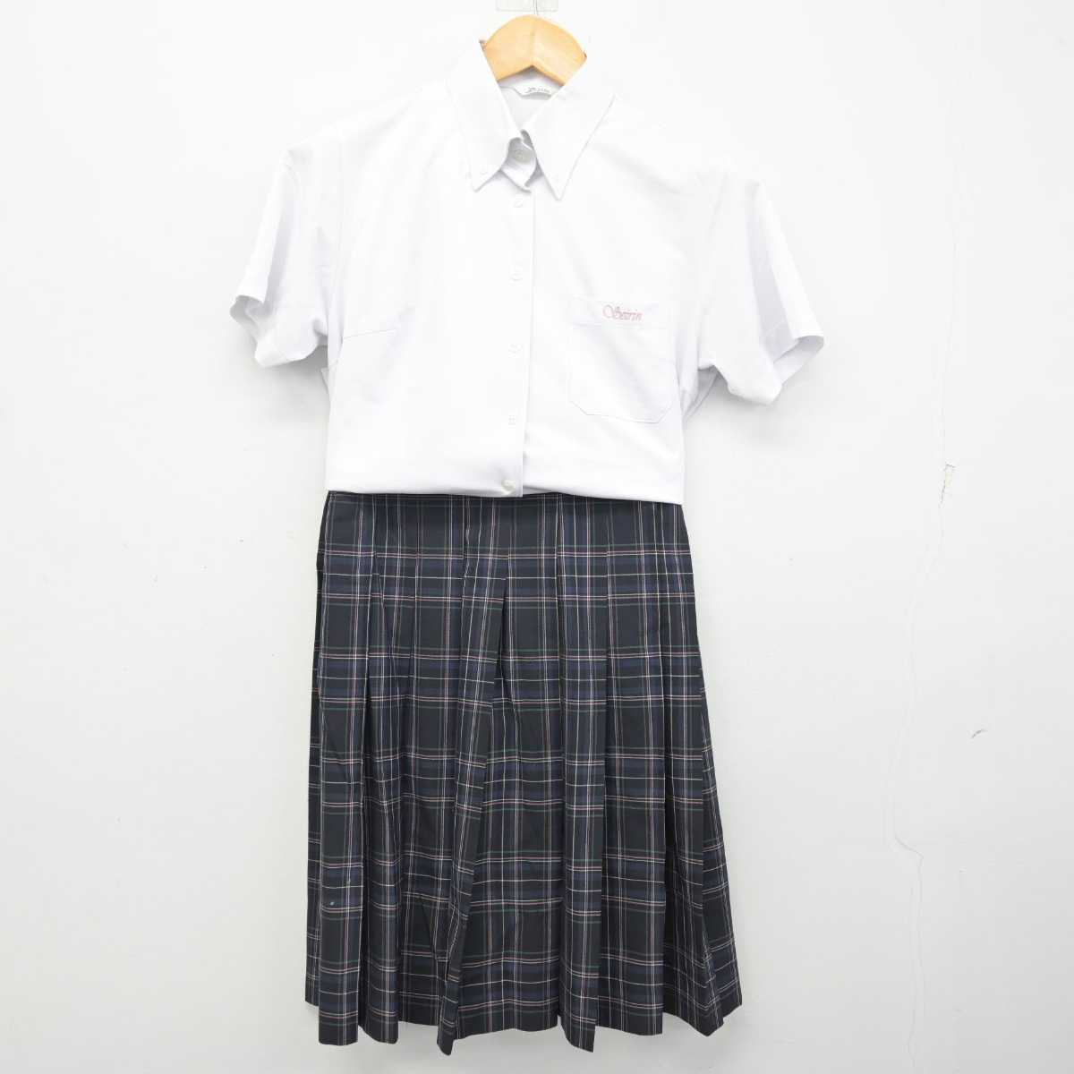 中古】福岡県 星琳高等学校 女子制服 2点 (シャツ・スカート) sf080372 | 中古制服通販パレイド