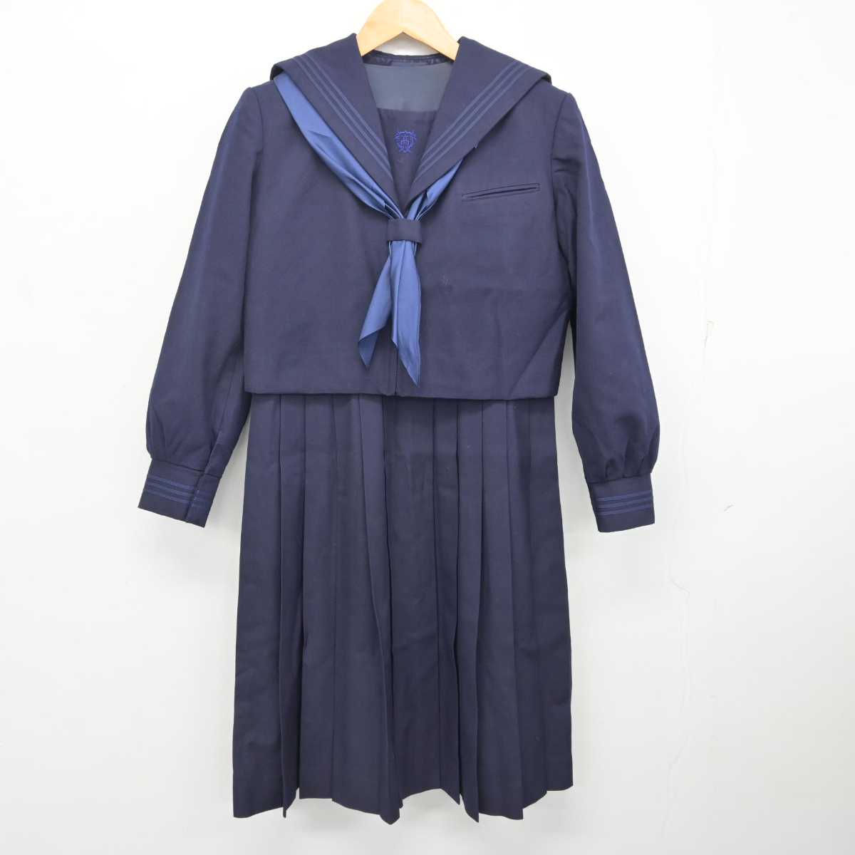 中古】千葉県 柏南高等学校 女子制服 3点 (セーラー服・ジャンパースカート) sf080777 | 中古制服通販パレイド