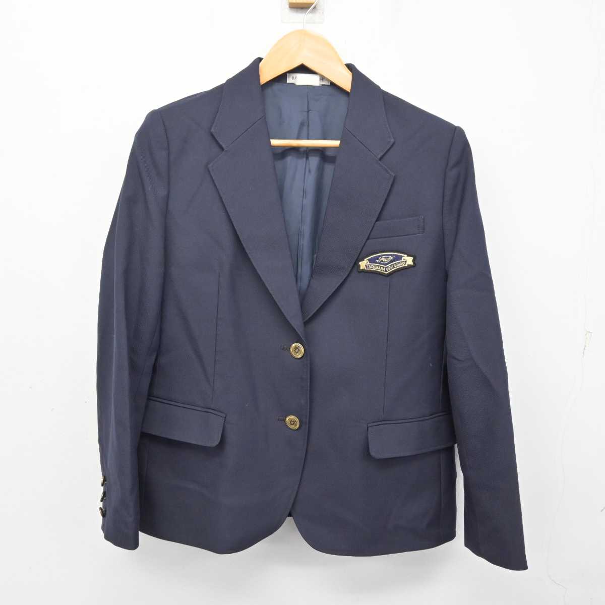 中古】福島県 橘高等学校 女子制服 1点 (ブレザー) sf080810