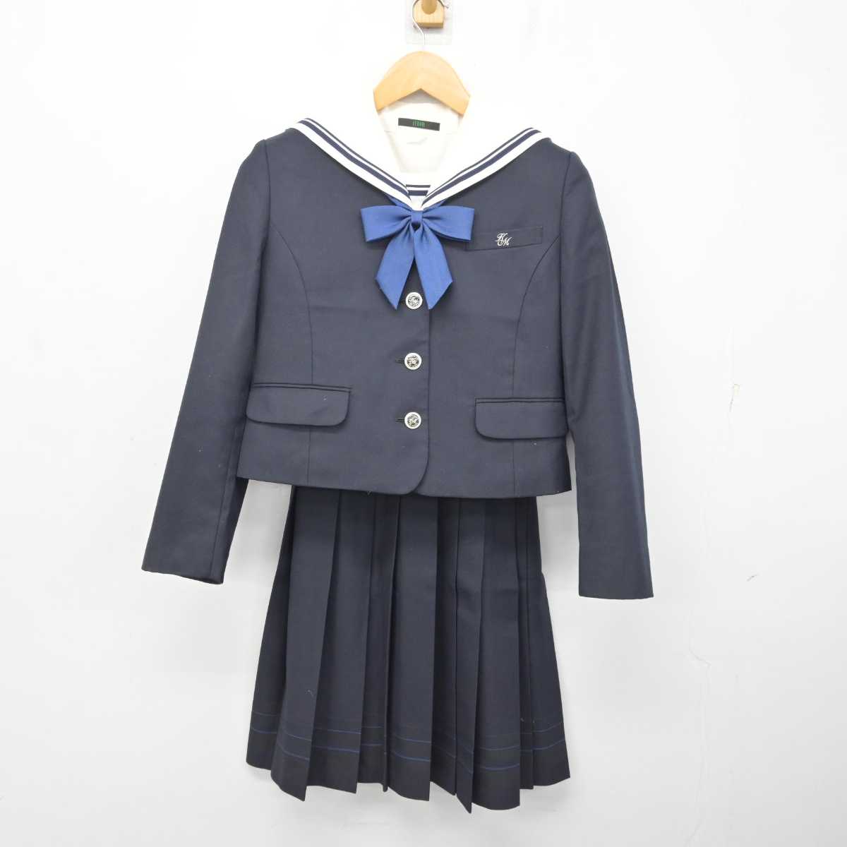 中古】広島県 呉宮原高等学校 女子制服 4点 (ブレザー・セーラー服・スカート) sf080816 | 中古制服通販パレイド