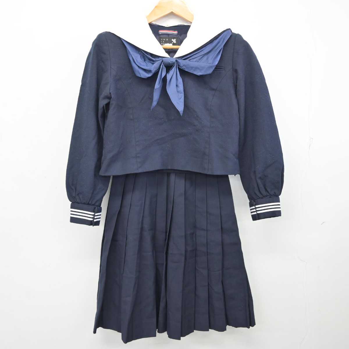 【中古】栃木県 栃木女子高等学校 女子制服 3点 (セーラー服・スカート) sf080989