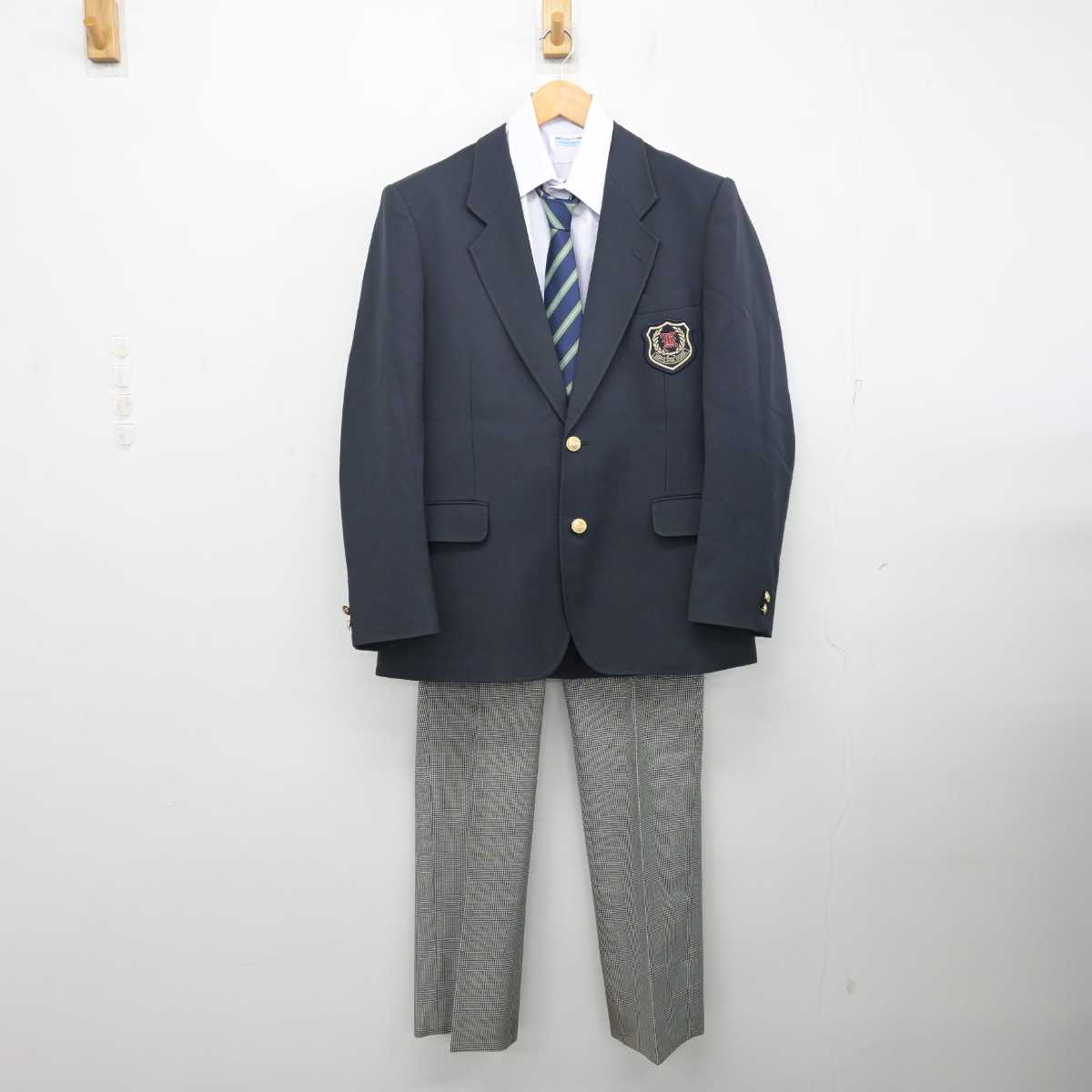 中古】青森県 向陵高等学校 男子制服 4点 (ブレザー・シャツ・ズボン) sf081045 | 中古制服通販パレイド