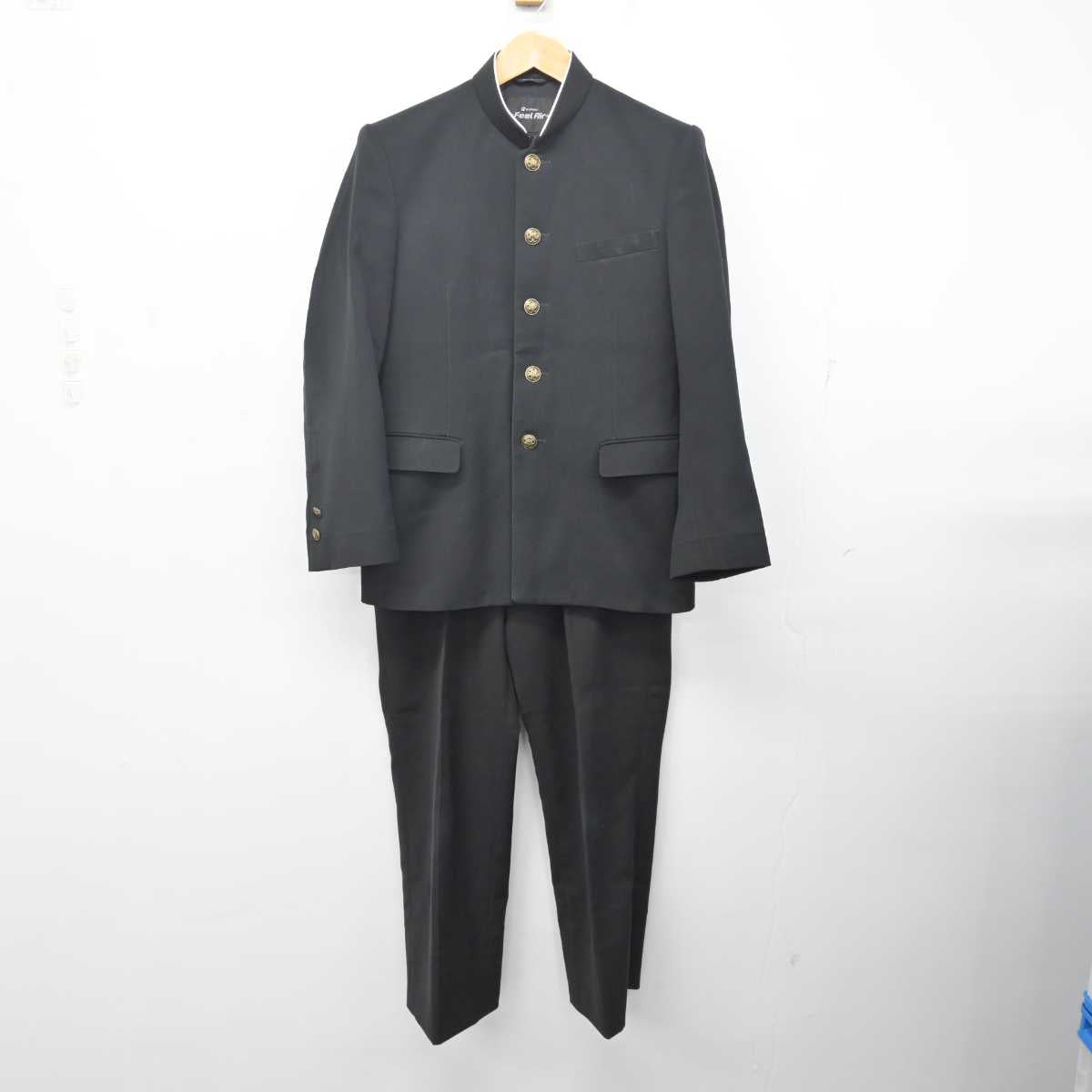 【中古】愛媛県 今治西中学校 男子制服 2点 (学ラン・ズボン) sf081232