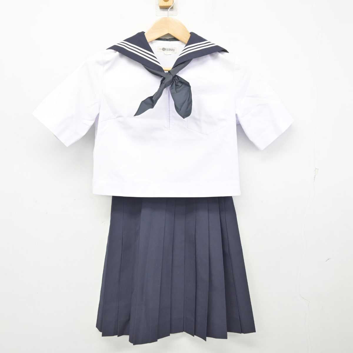 中古】茨城県 水戸第三高等学校 女子制服 4点 (セーラー服・スカート) sf081357 | 中古制服通販パレイド