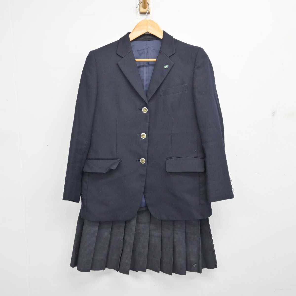 【中古】東京都 昭和第一学園高等学校 女子制服 4点 (ブレザー・スカート) sf081729