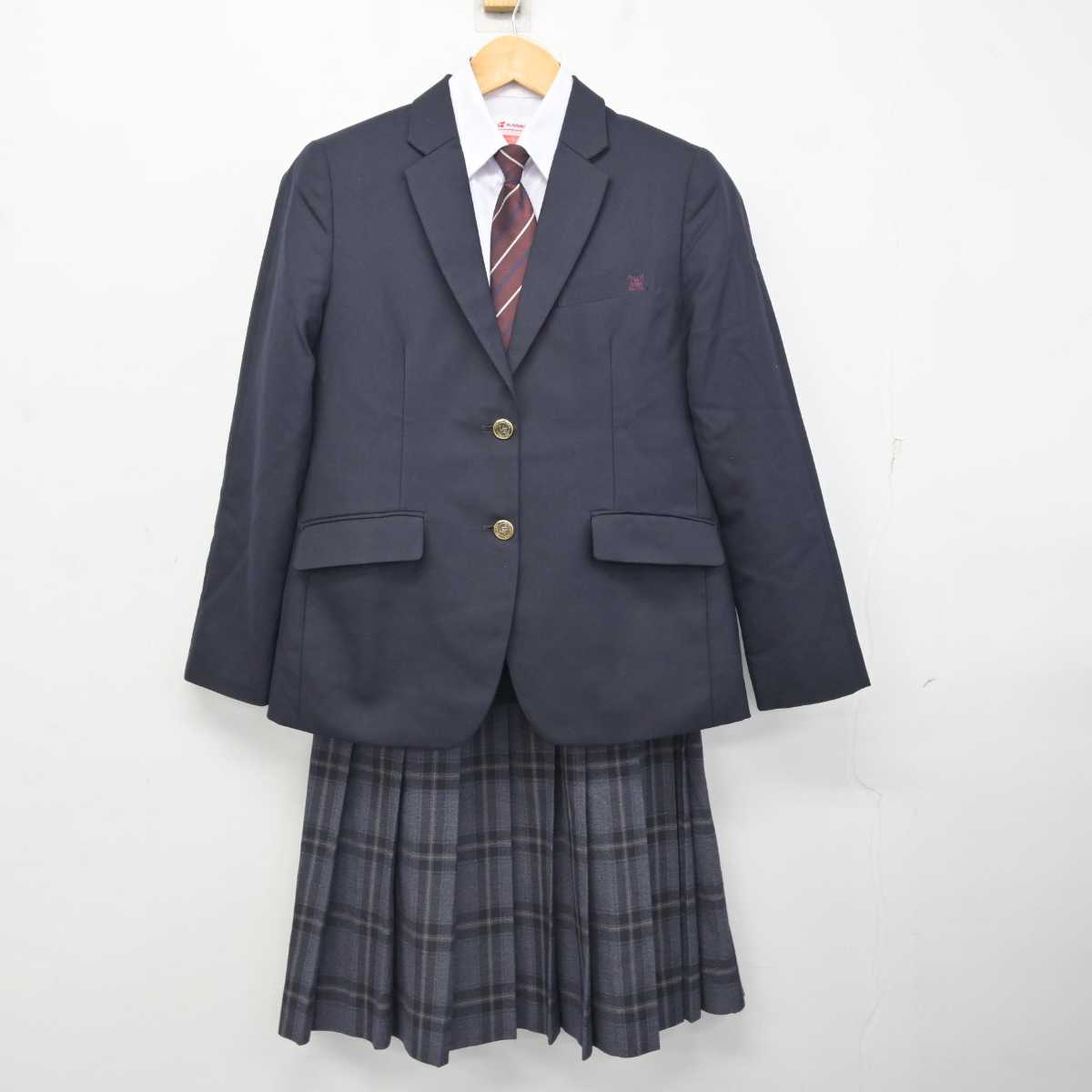 【中古】埼玉県 浦和東高等学校 女子制服 4点 (ブレザー・シャツ・スカート) sf081781