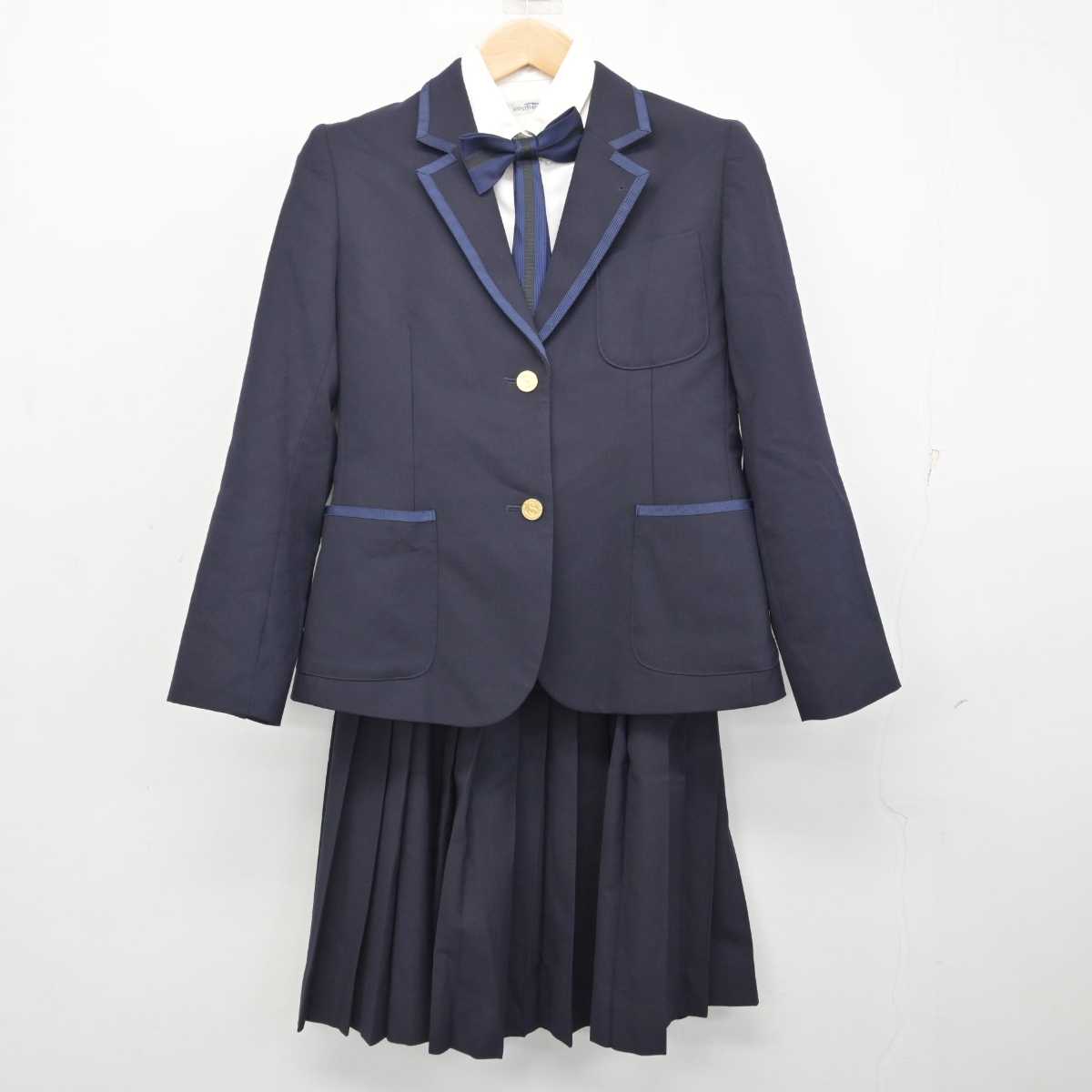 中古】千葉県 八千代松陰中学校 女子制服 4点 (ブレザー・シャツ