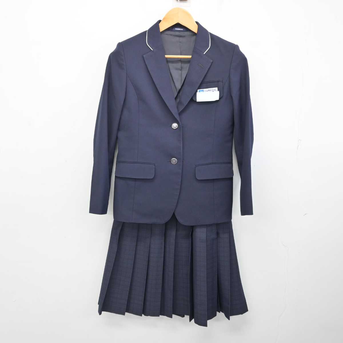 中古】福岡県 下山門中学校 女子制服 3点 (ブレザー・スカート