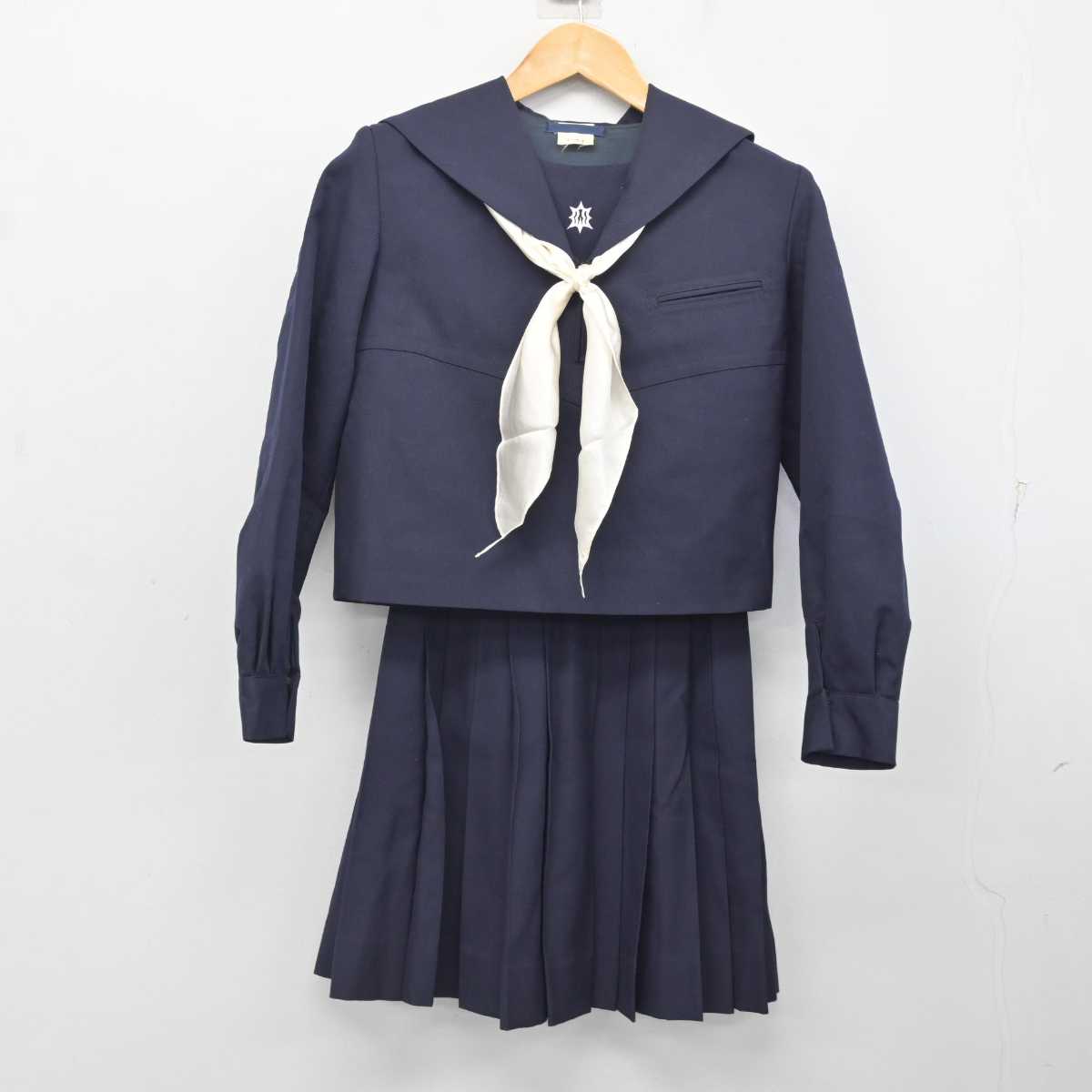 中古】東京都 杉並高等学校 女子制服 3点 (セーラー服・スカート 中古】東京都 杉並高等学校 女子制服 3点 (セーラー服・スカート