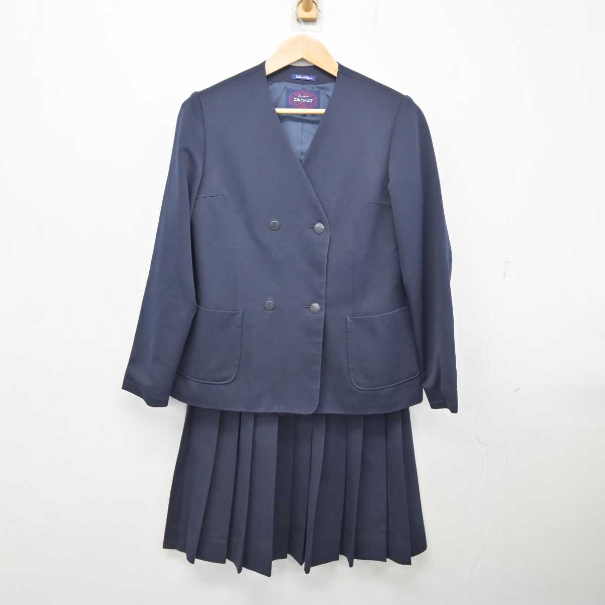 中古】山形県 白鷹町立西中学校 女子制服 2点 (ブレザー・スカート) sf082118 | 中古制服通販パレイド