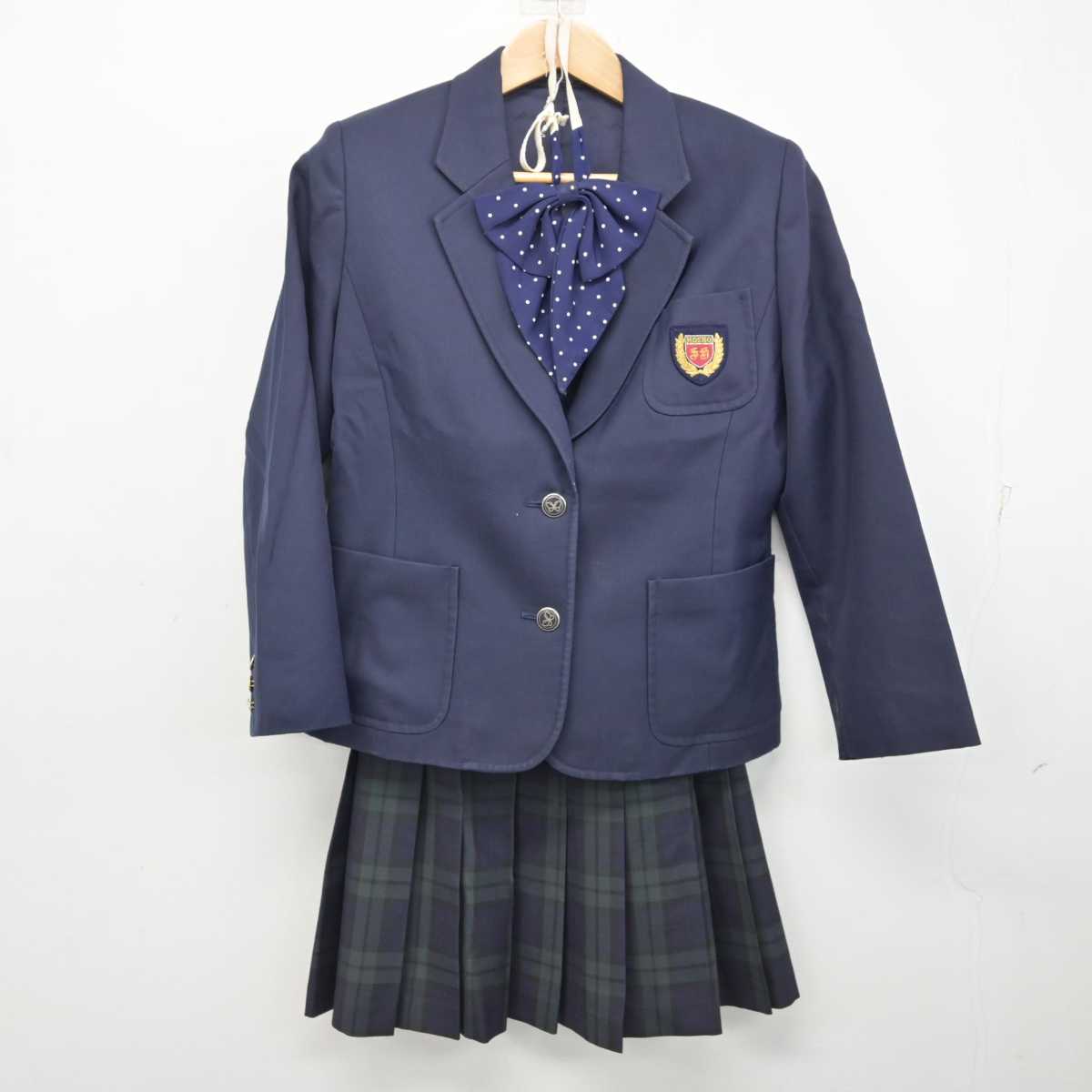中古】神奈川県 神奈川学園高等学校 女子制服 3点 (ブレザー