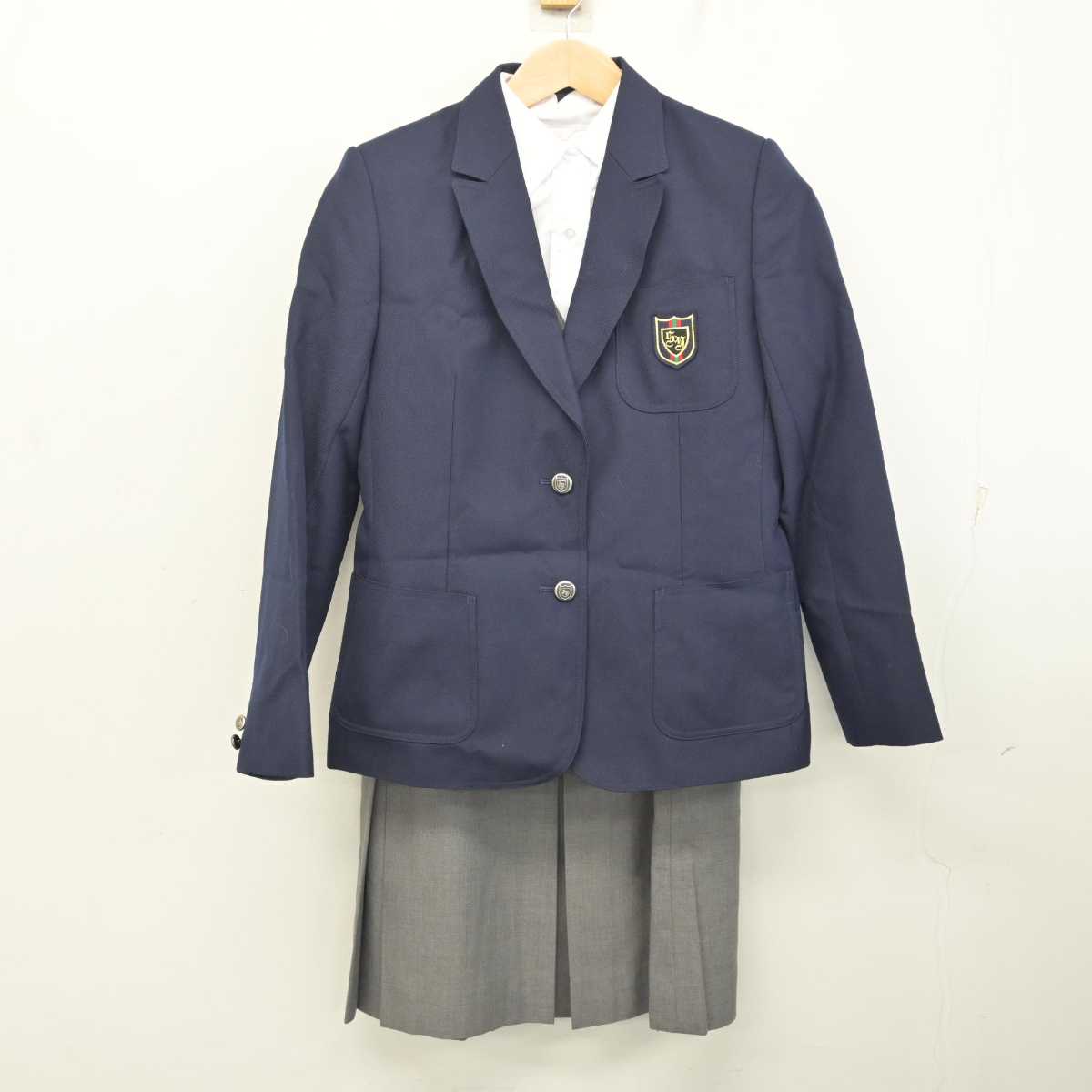 中古】神奈川県 相洋高等学校 女子制服 4点 (ブレザー・ベスト・シャツ・スカート) sf082406 | 中古制服通販パレイド