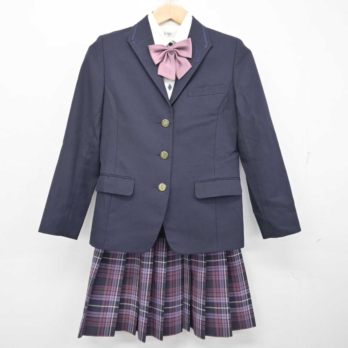 中古】岡山県 倉敷翠松高等学校 女子制服 4点 (ブレザー・シャツ・スカート) sf083090 | 中古制服通販パレイド