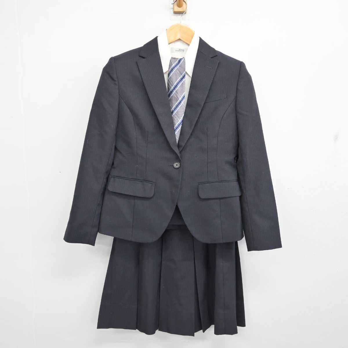 中古】愛媛県 新居浜工業高等専門学校 女子制服 4点 (ブレザー・シャツ