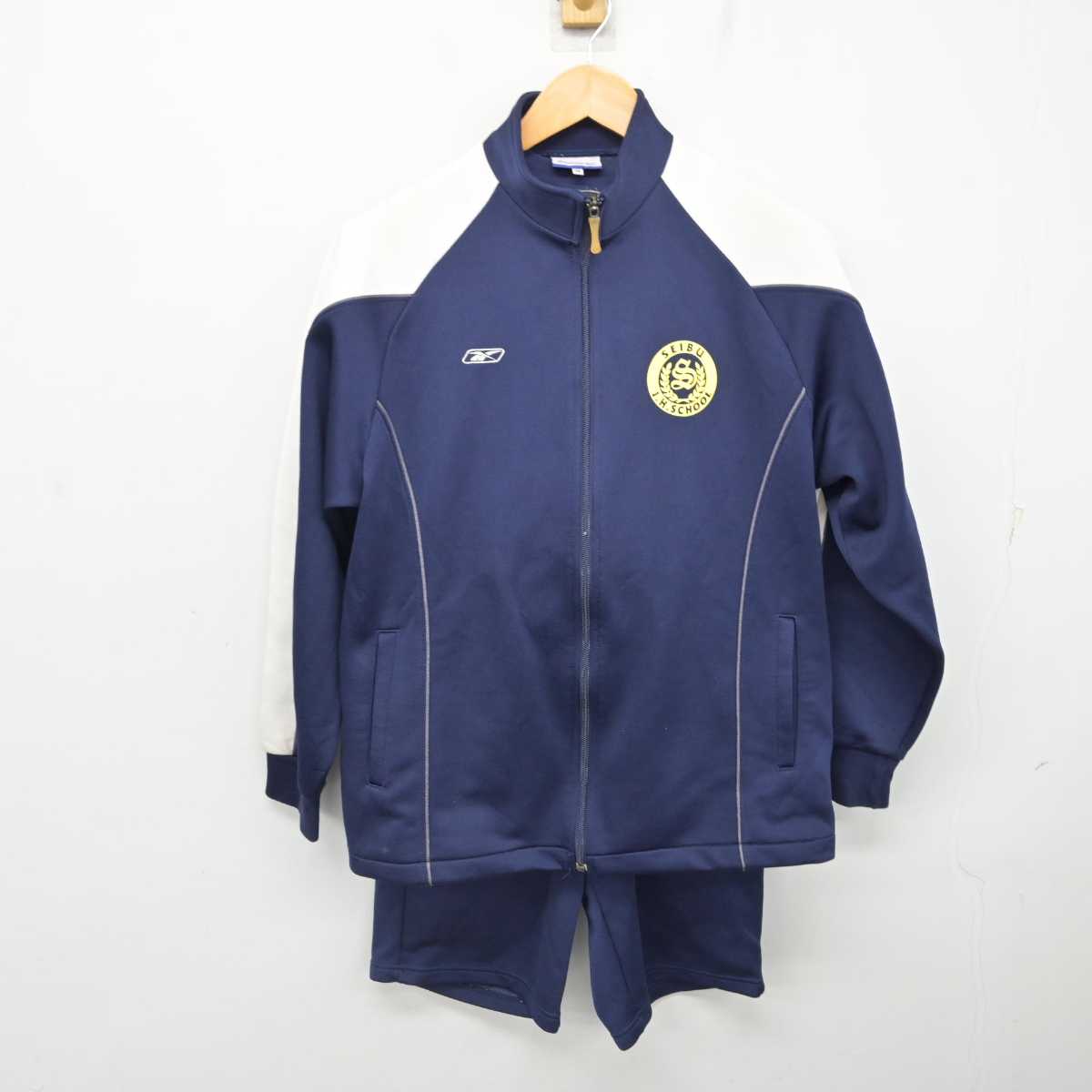 中古】高知県 高知市立西部中学校 女子制服 3点 (ジャージ 上・体操服