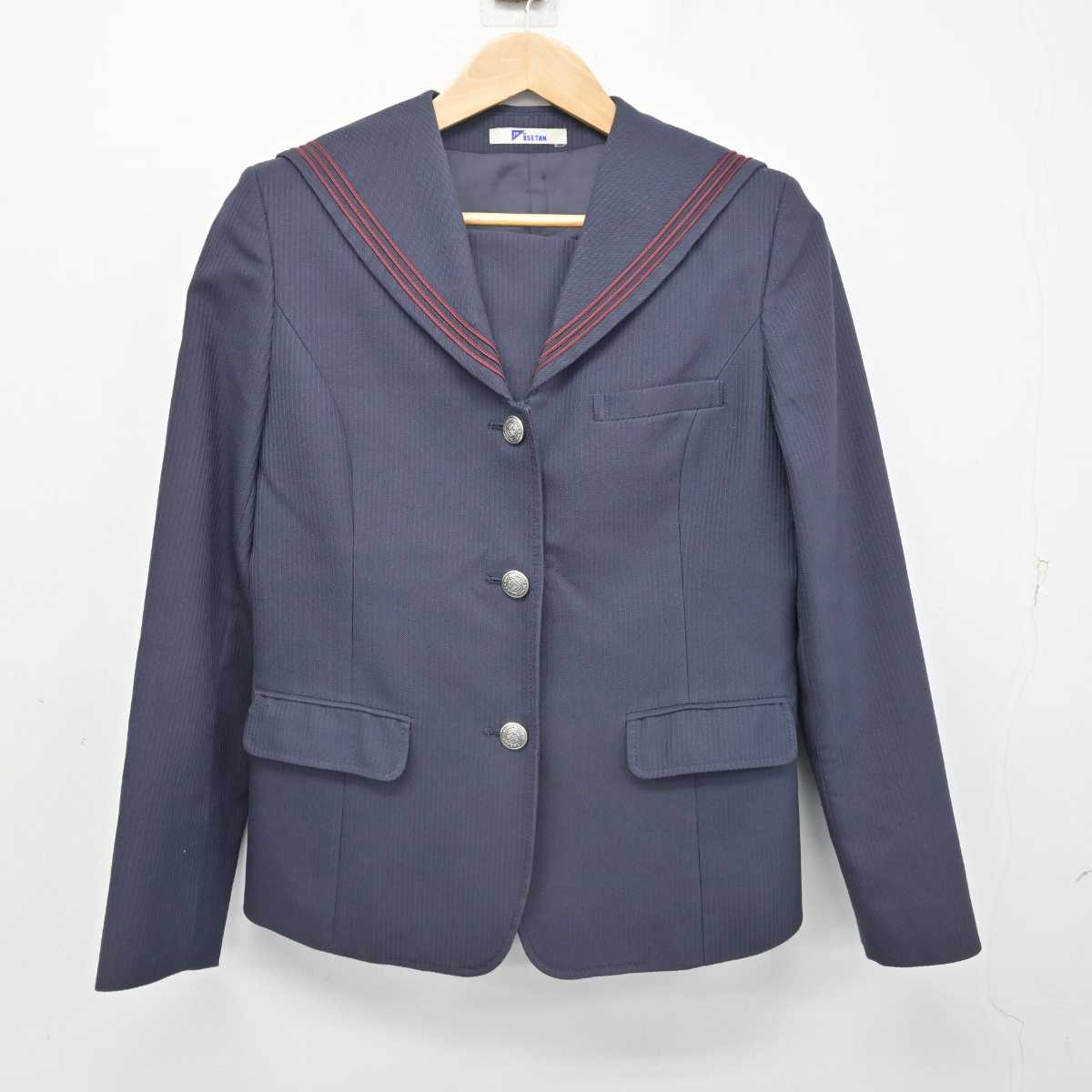 【中古】大阪府 早稲田摂陵高等学校 女子制服 1点 (ブレザー) sf083613