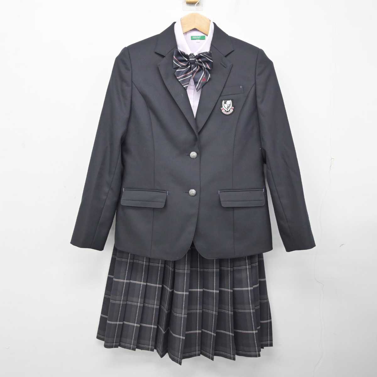 西海学園高 中古】長崎県 西海学園高等学校 女子制服 4点 (ブレザー・シャツ・スカート) sf083675 | 中古制服通販パレイド