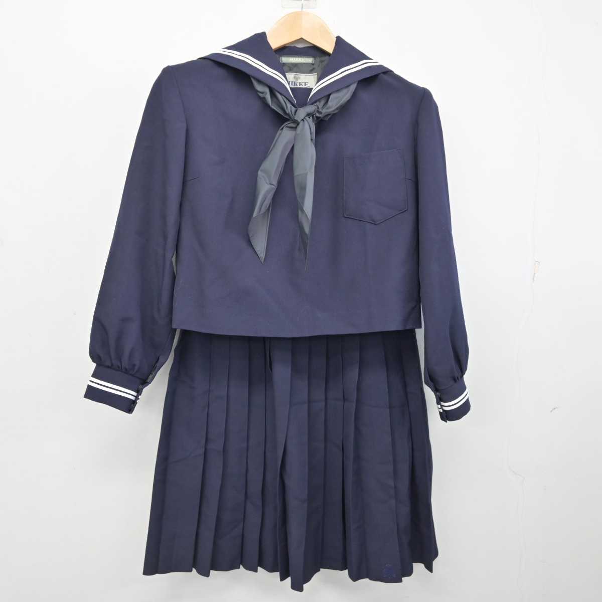 流行り の ブランド - 2024年おすすめのアイテム満載 中古】兵庫県 (セーラー服・スカート 3点 女子制服 生野高等学校 学生服