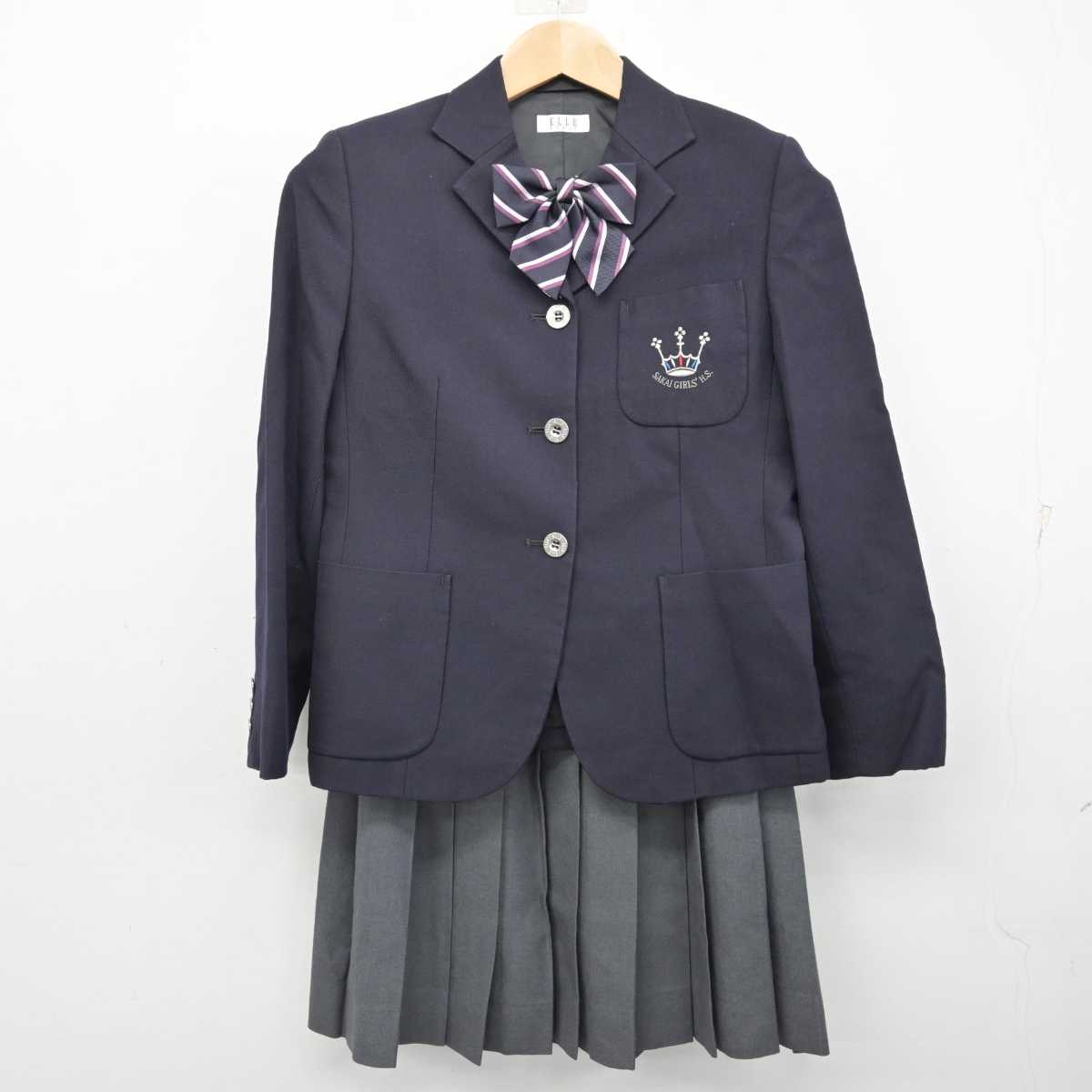 【2024】お歳暮・冬ギフト 中古】大阪府 香ヶ丘リベルテ高等学校 女子制服 4点 (ブレザー ジャケット・アウター