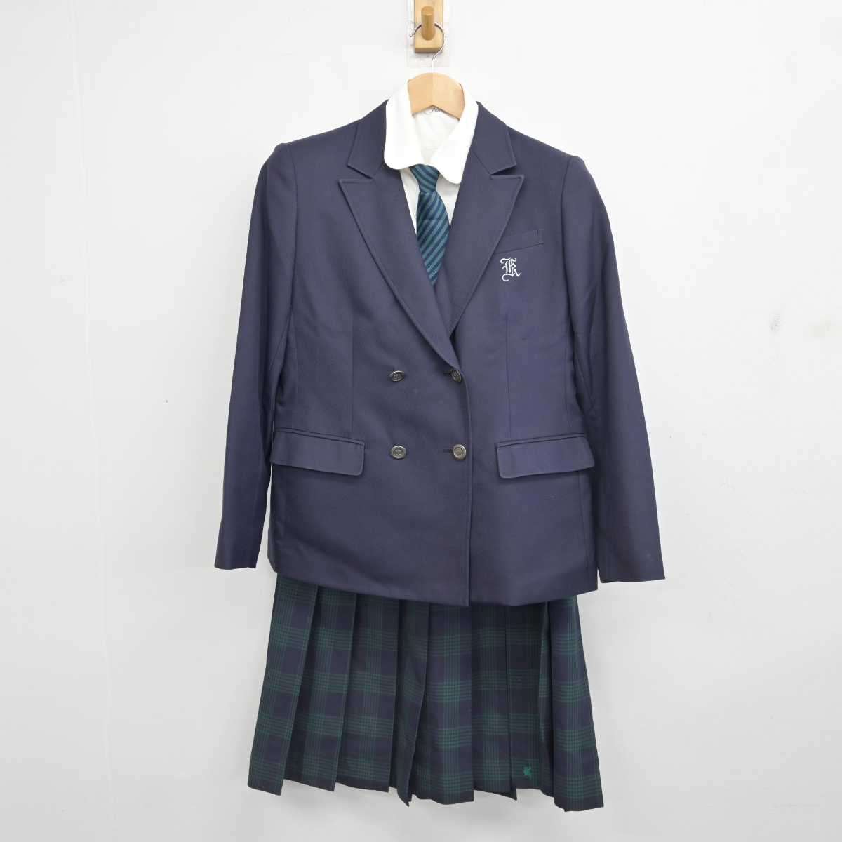 中古】福岡県 久留米筑水高等学校/旧制服 女子制服 4点 中古】福岡県 久留米筑水高等学校/旧制服 女子制服 4点