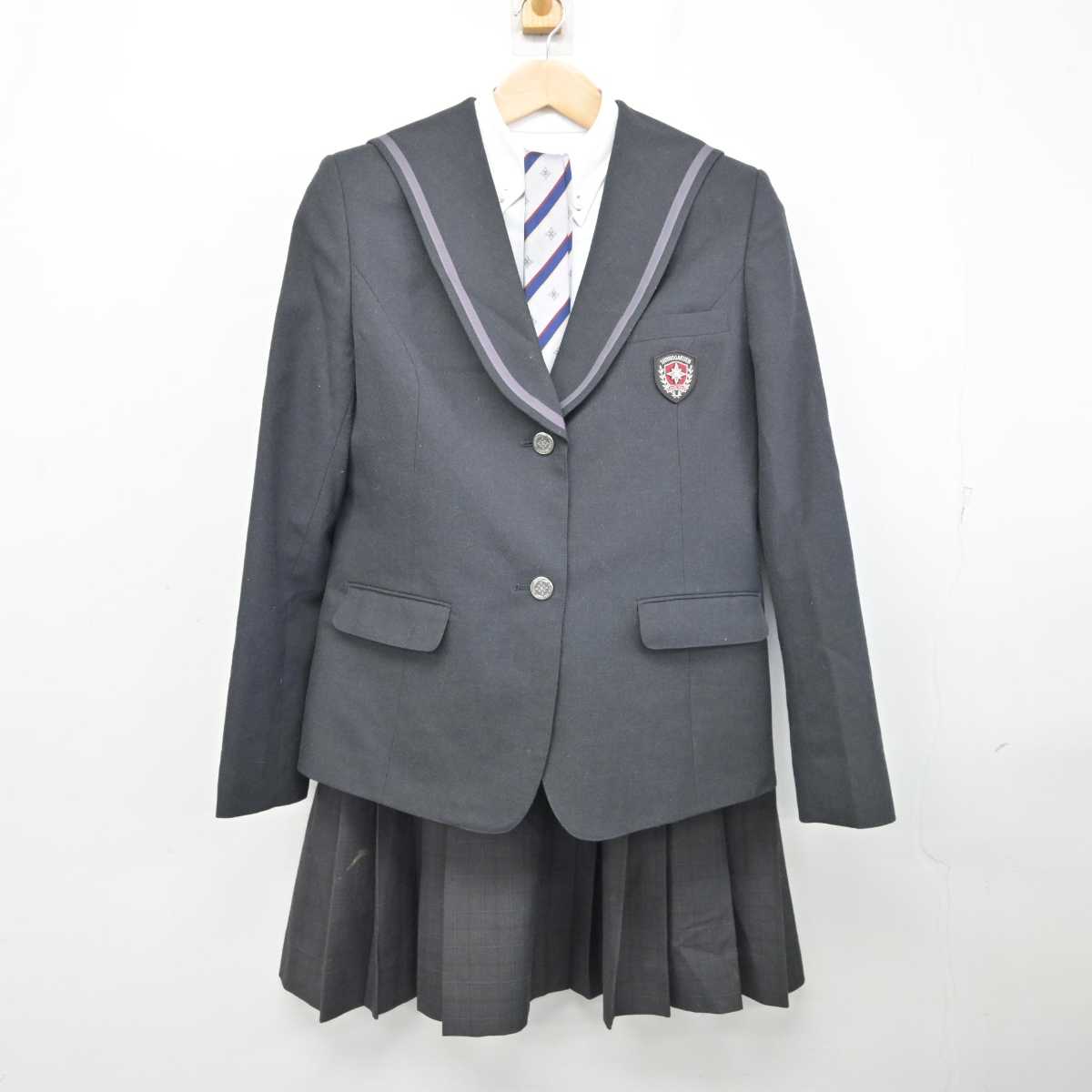 A554/T319(中古)栃木県 宇都宮市立姿川中学校 女子制服8点 /165A A554/T319(中古)栃木県 宇都宮市立姿川中学校 女子制服8点 /165A