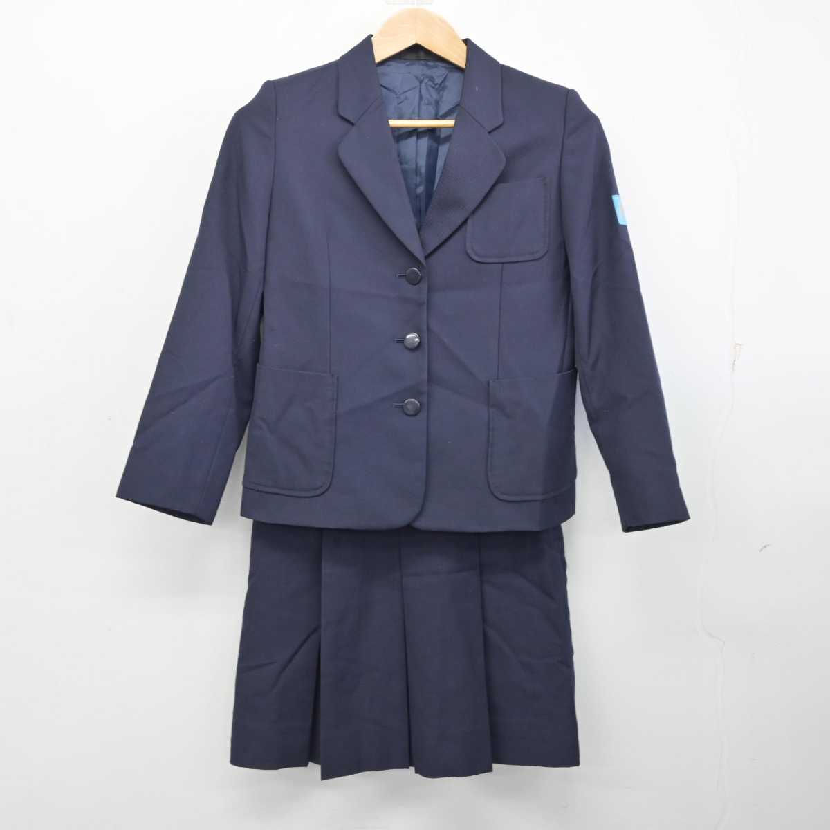 ブレザー 浜 中学校 制服 冬服 中古 神奈川県 浜中学校 女子制服 3点 