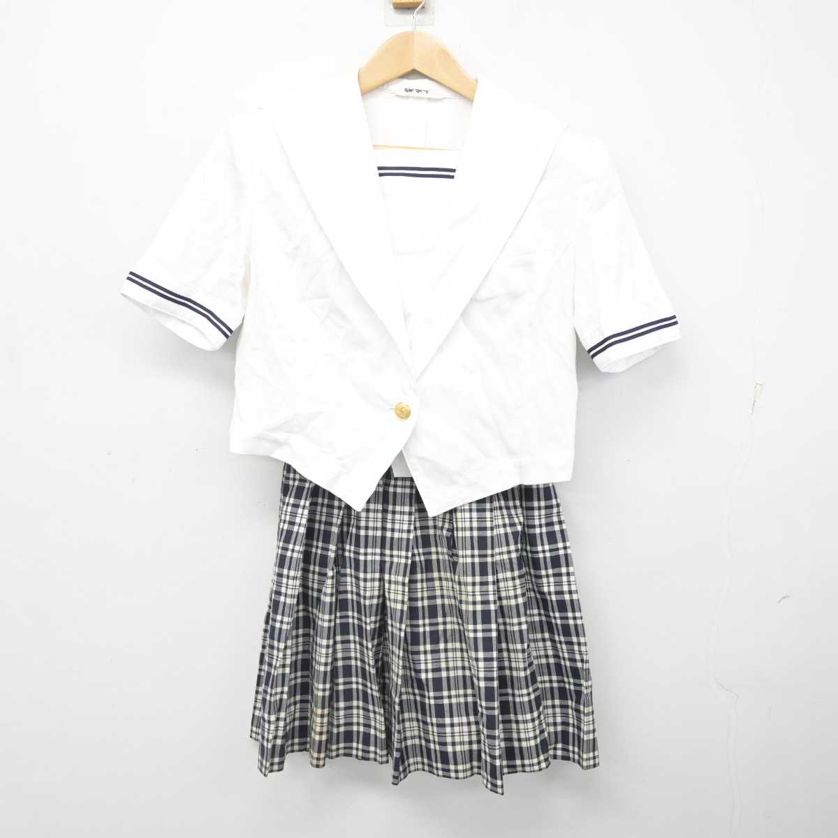 中古】栃木県 宇都宮短期大学附属高等学校 女子制服 2点 中古】栃木県 宇都宮短期大学附属高等学校 女子制服 2点