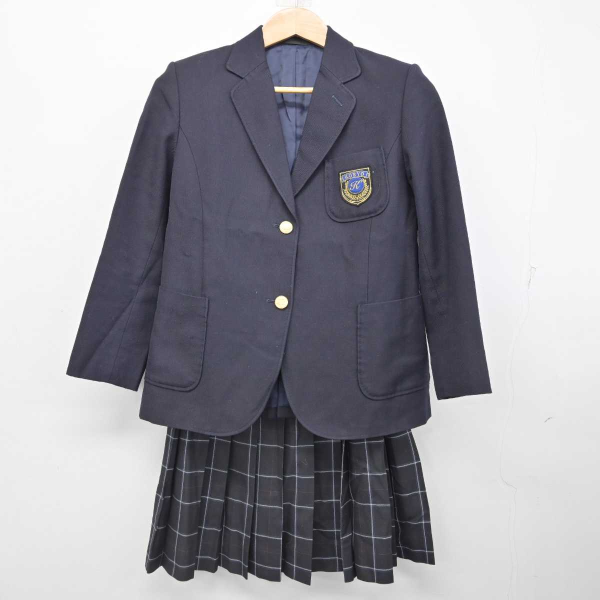 中古】千葉県 拓殖大学紅陵高等学校 女子制服 2点 (ブレザー・スカート
