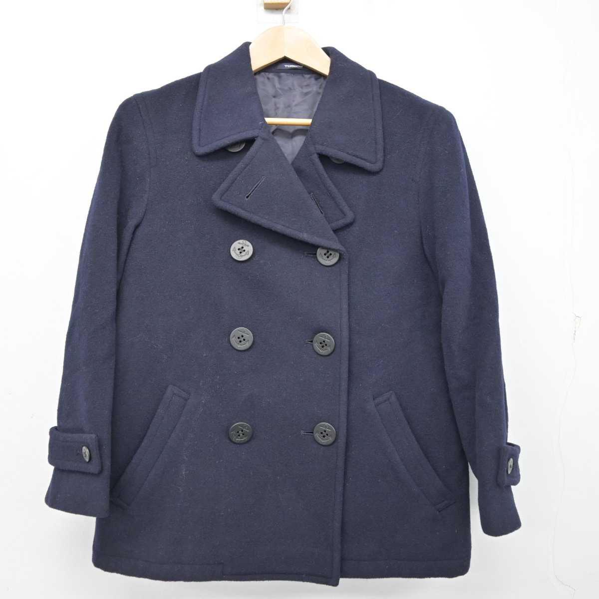 中古】埼玉県 東京成徳大学深谷高等学校 女子制服 2点 (コート 