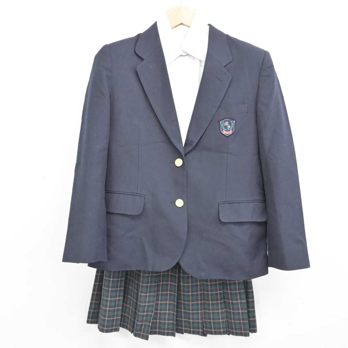 中古】千葉県 明聖高等学校 女子制服 3点 (ブレザー・シャツ 中古】千葉県 明聖高等学校 女子制服 3点 (ブレザー・シャツ