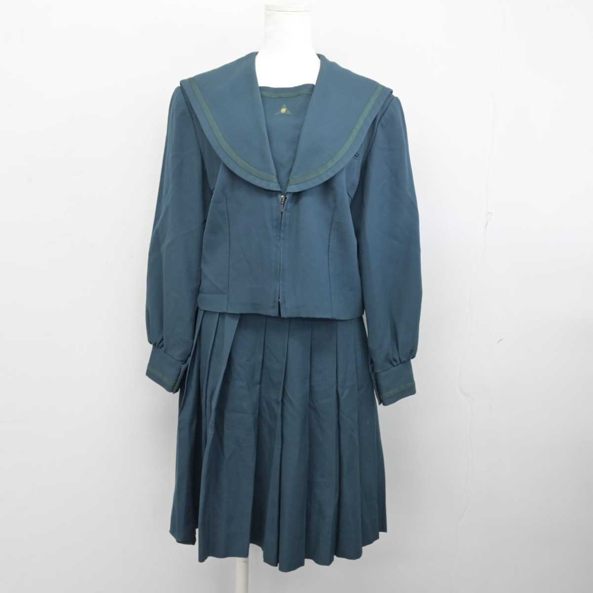 中古】千葉県 成田国際高等学校 女子制服 2点 (セーラー服