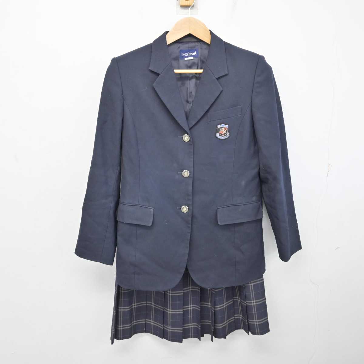 中古】岡山県 和気閑谷高等学校 女子制服 2点 (ブレザー 中古】岡山県 和気閑谷高等学校 女子制服 2点 (ブレザー