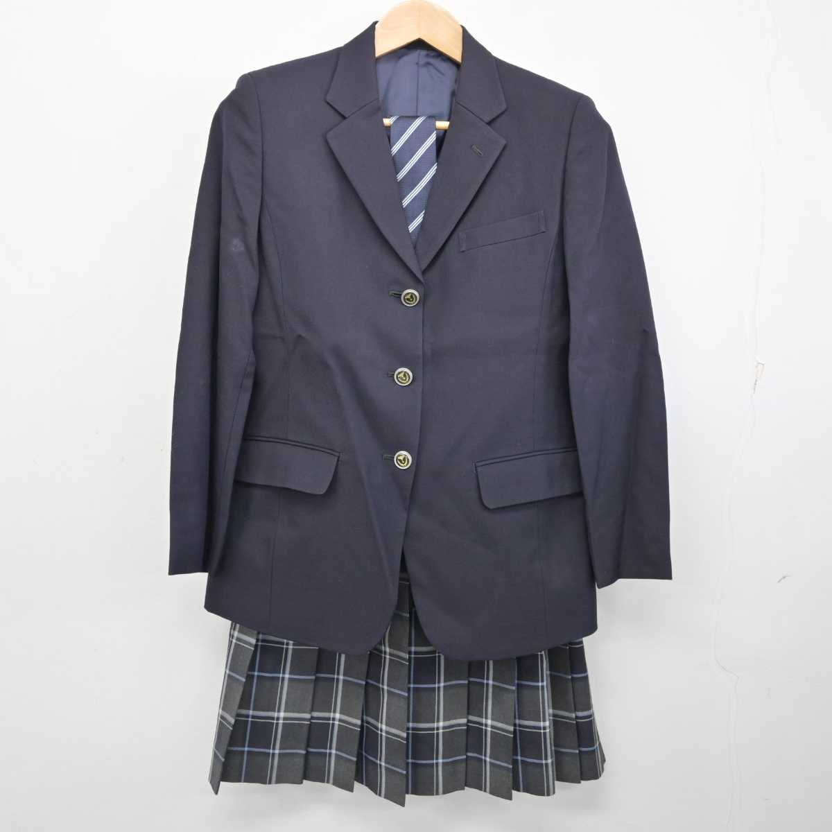 中古】千葉県 富里高等学校 女子制服 4点 (ブレザー・スカート 中古】千葉県 富里高等学校 女子制服 4点 (ブレザー・スカート