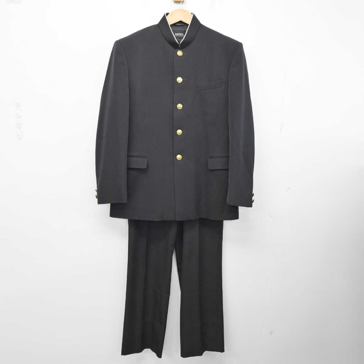 中古】埼玉県 春日部東高等学校 男子制服 4点 (学ラン・ニット