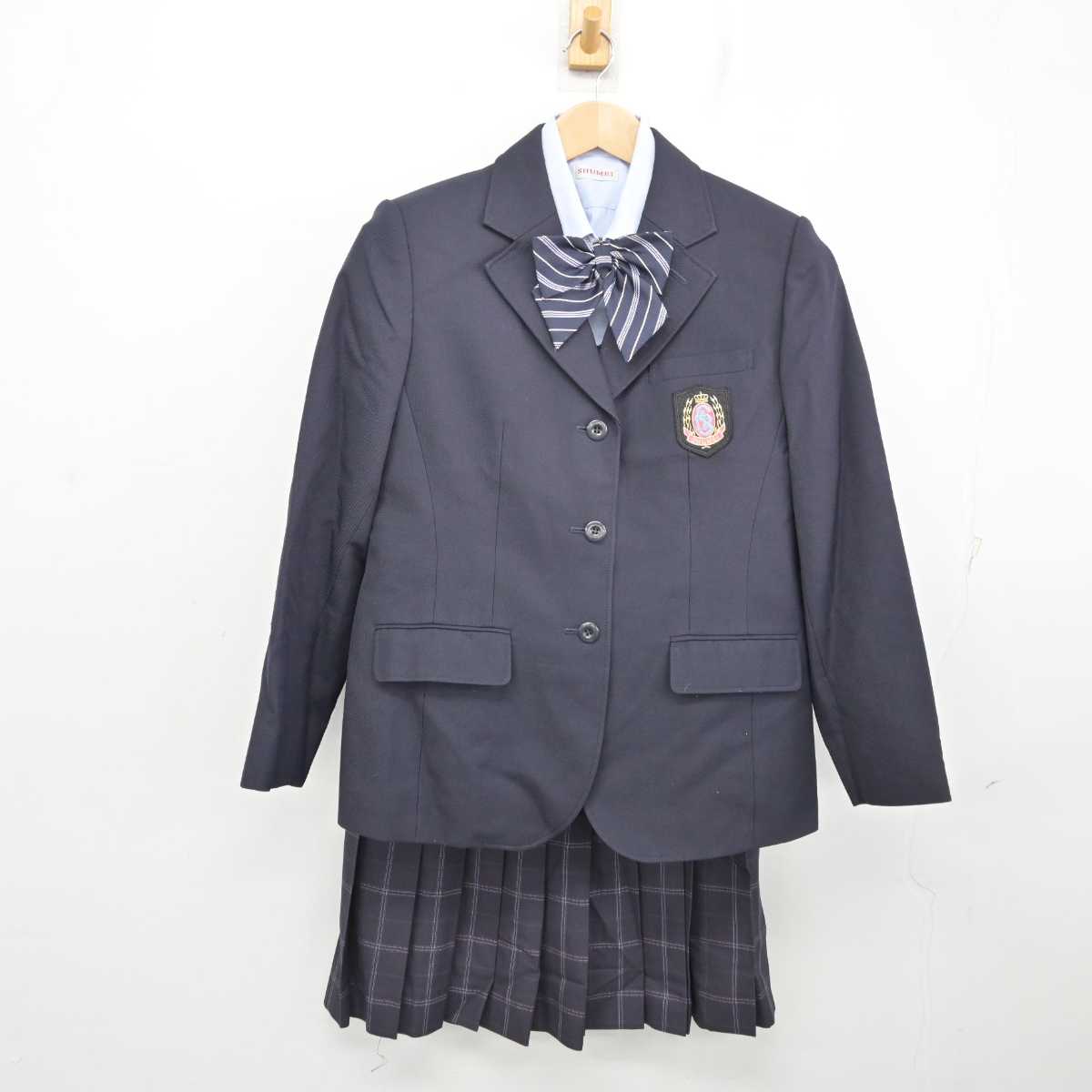 中古】千葉県 秀明八千代高等学校 女子制服 5点 (ブレザー