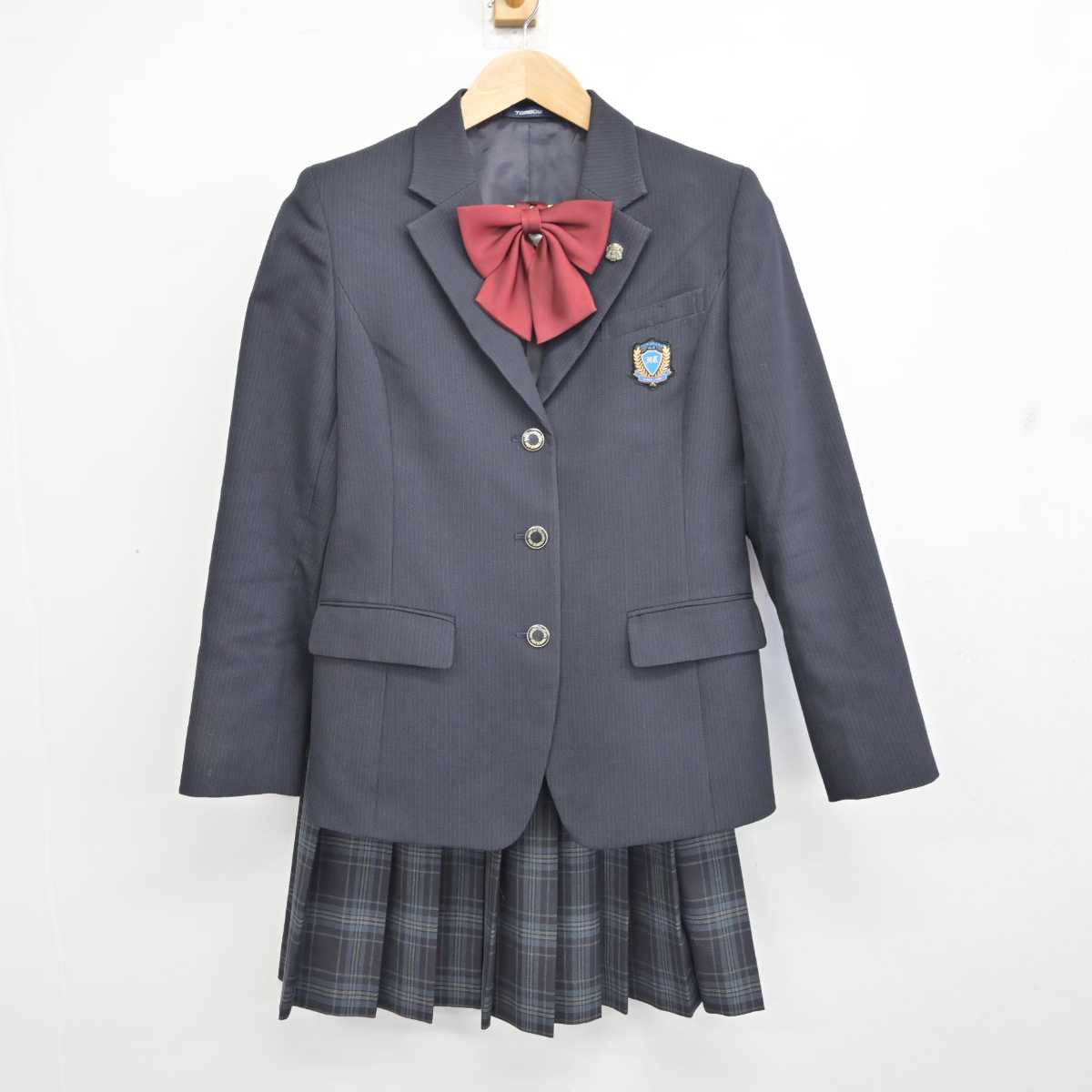 中古】埼玉県 花咲徳栄高等学校 女子制服 4点 (ブレザー