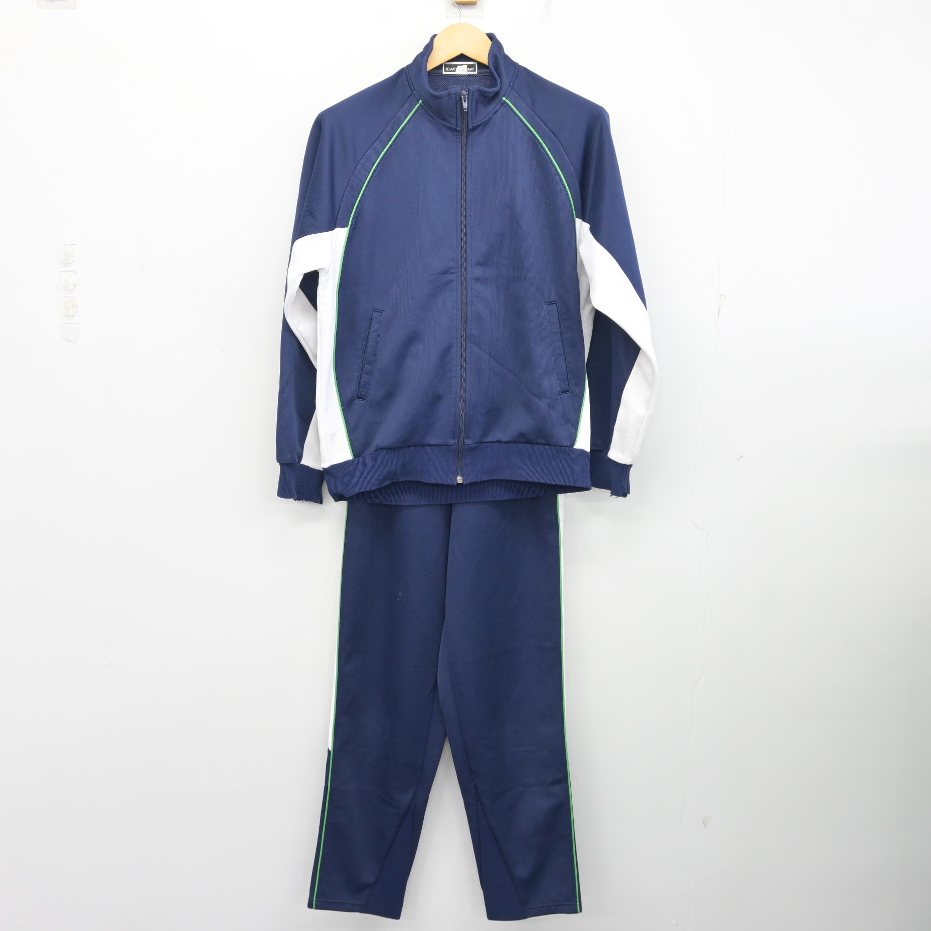 中古】千葉県 高谷中学校 女子制服 2点 (ジャージ 上・ジャージ 下