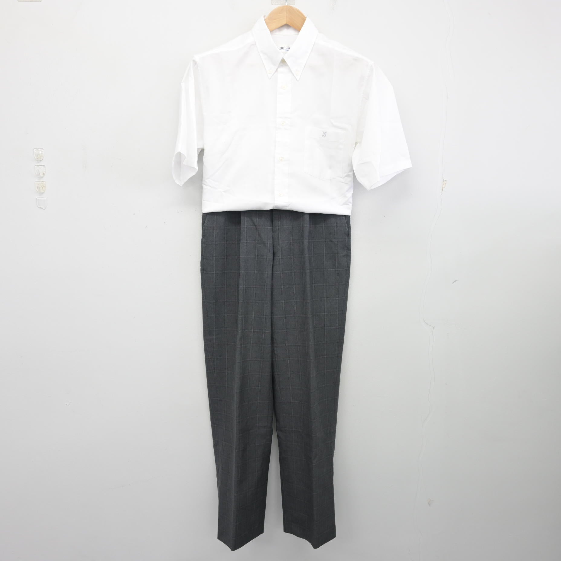 中古】北海道 札幌日本大学高等学校/旧制服 男子制服 2点 (シャツ