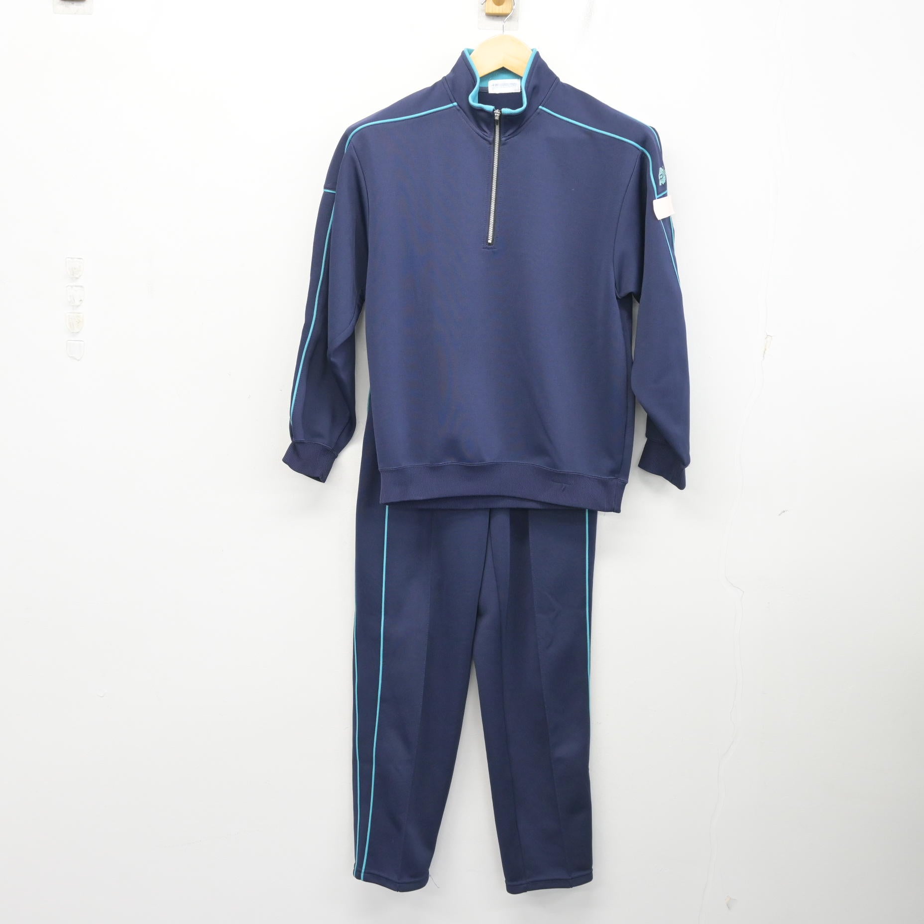 YJ523 (中古) 兵庫方面 校名不明 ジャージ 上下 2点セット /Marutaka/L